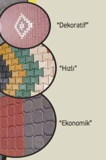 Dekoratif kilit parke desen örnekleri